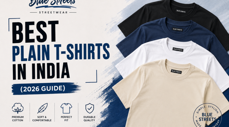 Top 20 Best T-Shirt Brands in India (2026 Guide) - Blue Streets